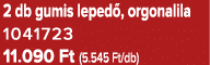 2 db gumis leped , orgonalila 1041723 11.090 Ft (5.545 Ft/db)