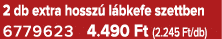 2 db extra hossz l bkefe szettben 6779623 4.490 Ft (2.245 Ft/db)