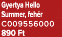 Gyertya Hello Summer, feh r C009556000 890 Ft